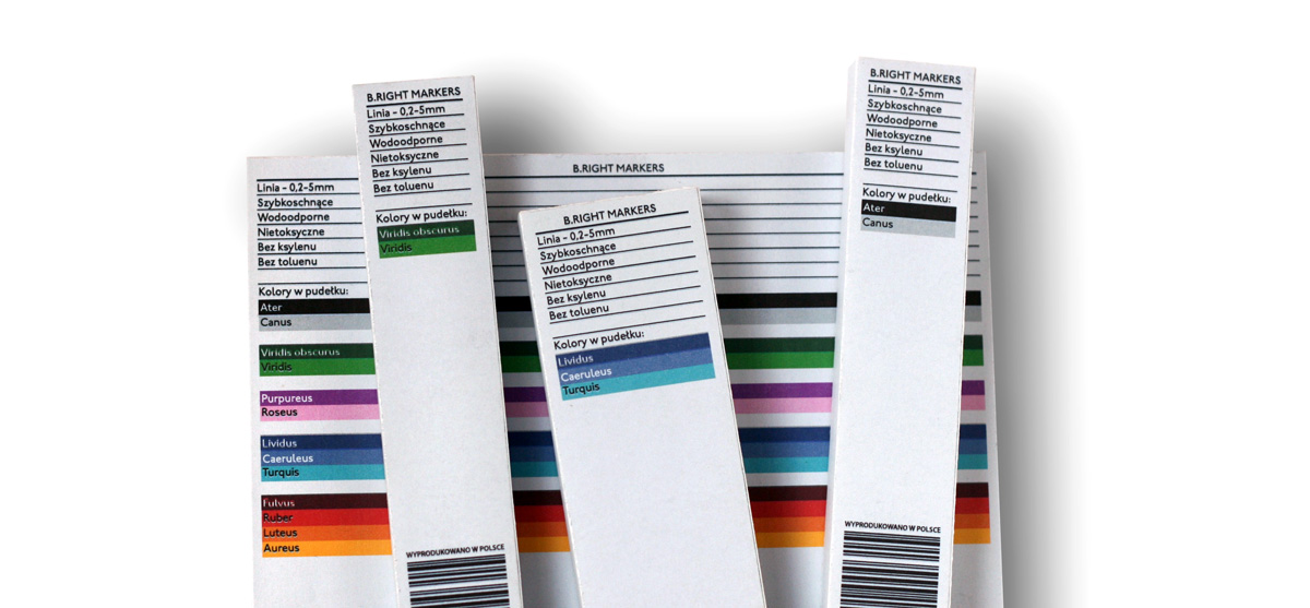 B.RIGHT MARKERS — Packaging Design