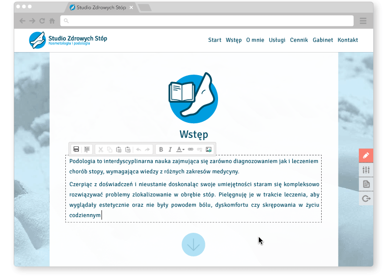 Website with CMS