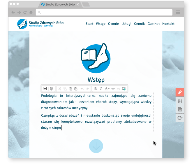 Website with CMS