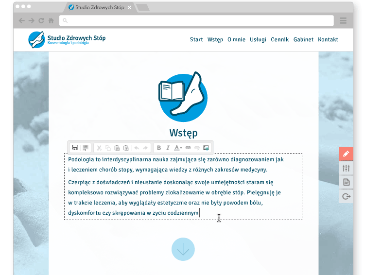 Website with CMS