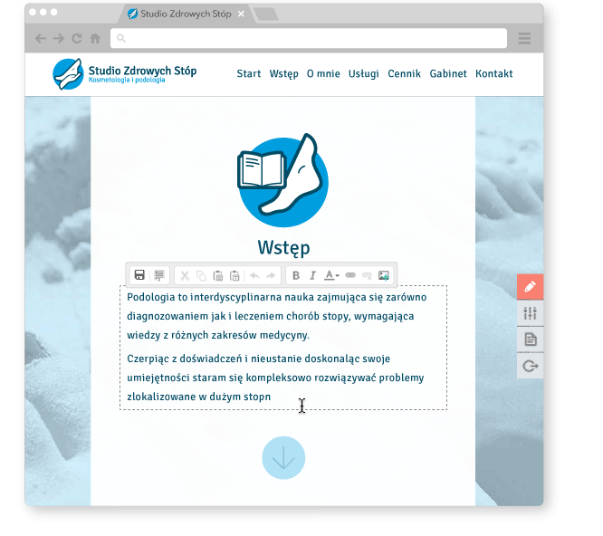 Website with CMS