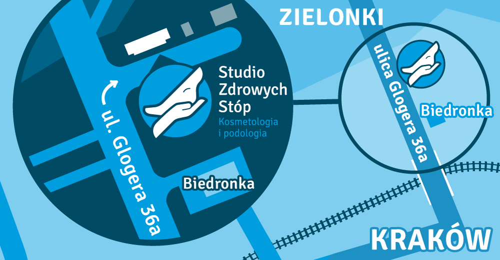 Studio Zdrowych Stóp Mapa